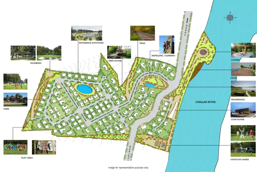 luxury bungalows in karjat Master Plan Layout